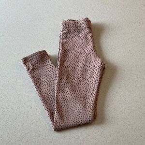 H&M Girls Cheetah Print Leggings Pink Leopard Pattern Size 8